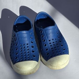Native Toddlers Blue Shoes Jefferson Slip On C7